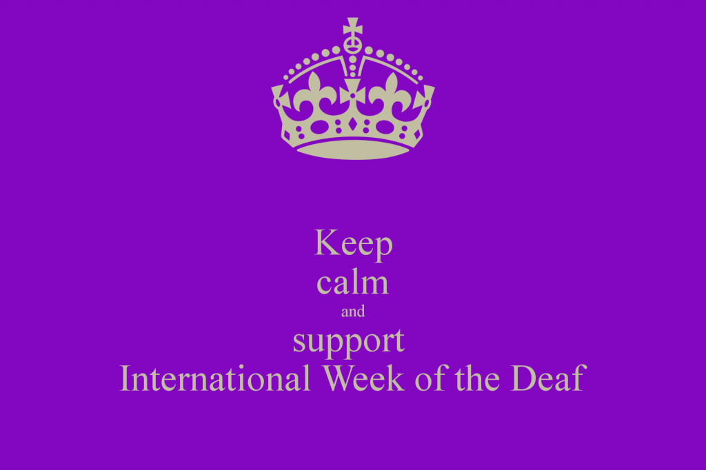 International Week of the Deaf