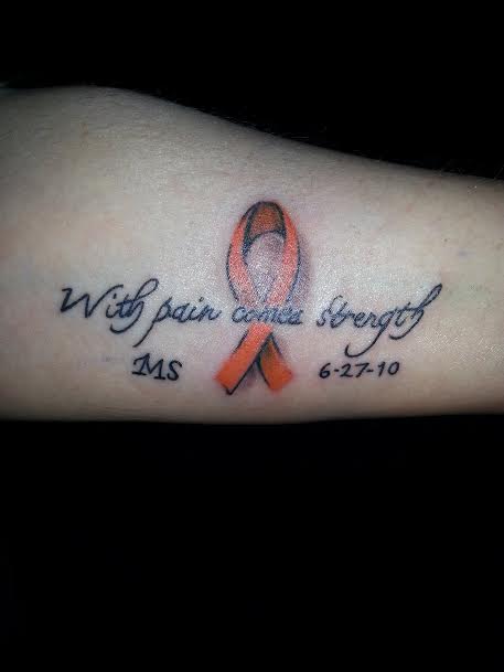 Multiple Sclerosis Tattoos. Check out our second gallery of multiple  sclerosis body art. – Patient Talk
