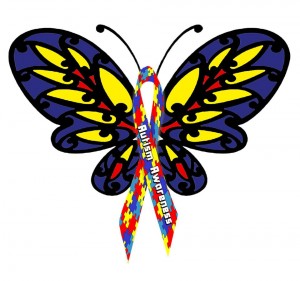 Autism Awareness Butterfly