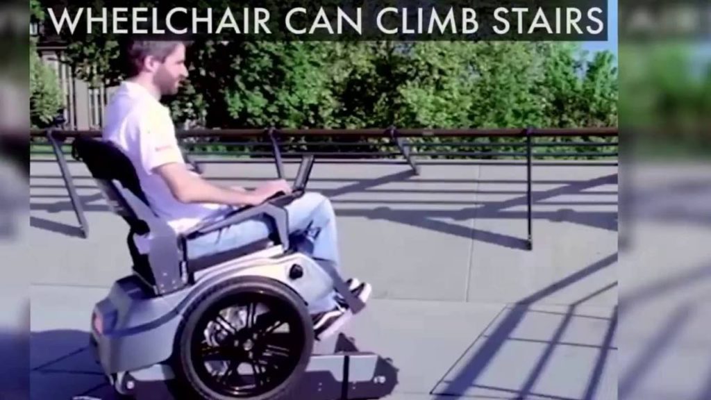  Stair-climbing wheelchair!